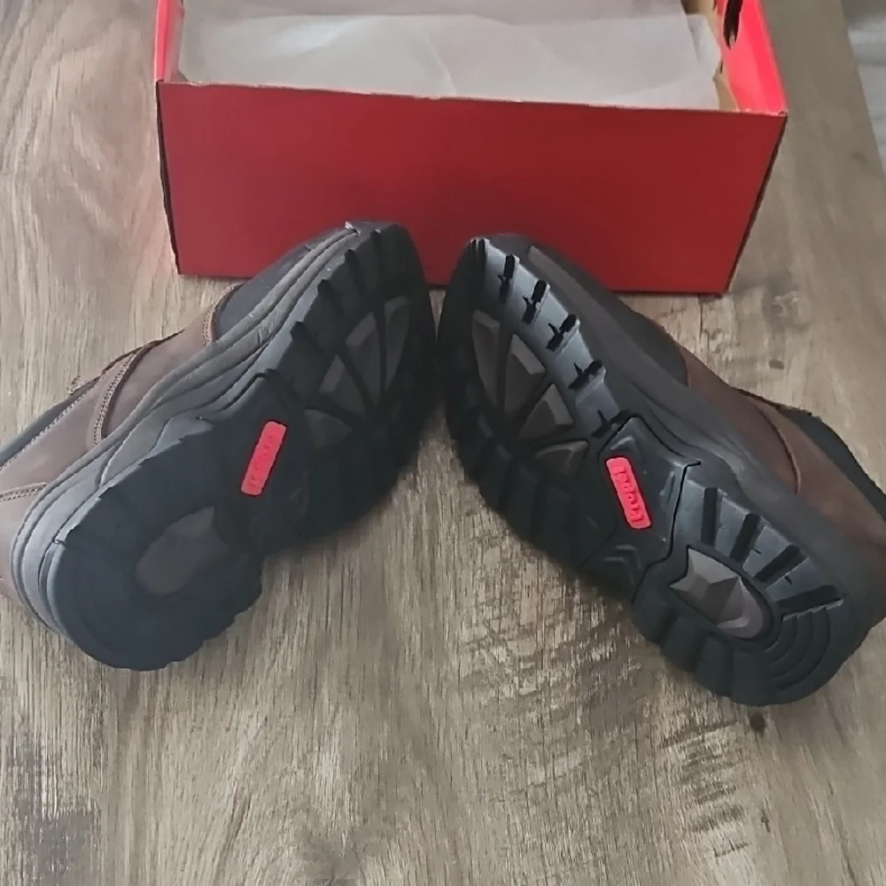 Propet Men's Black and Brown Waterproof Boots